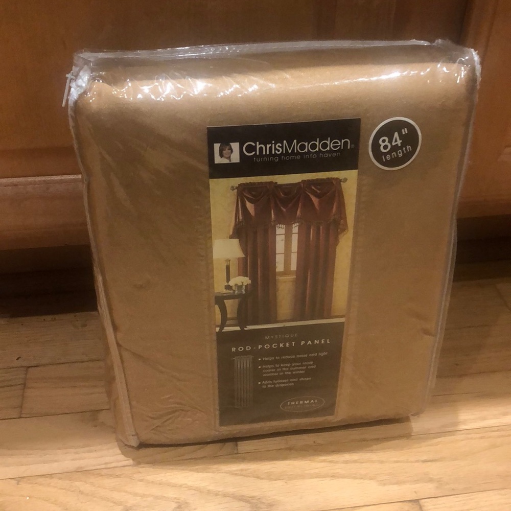 New NIP JCPenney Chris Madden drape single panel 84LX 54W inches (#3of 3)